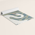 Walter Crane Swans Rush and Iris Vintage Swan Design Yoga Mat Gallery Image 2