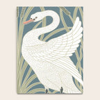 Walter Crane Swans Rush and Iris Vintage Swan Design Notebook Gallery Image 4