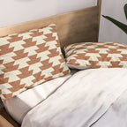 boho geometric aztec in ginger Pillow Sham Gallery Image 2