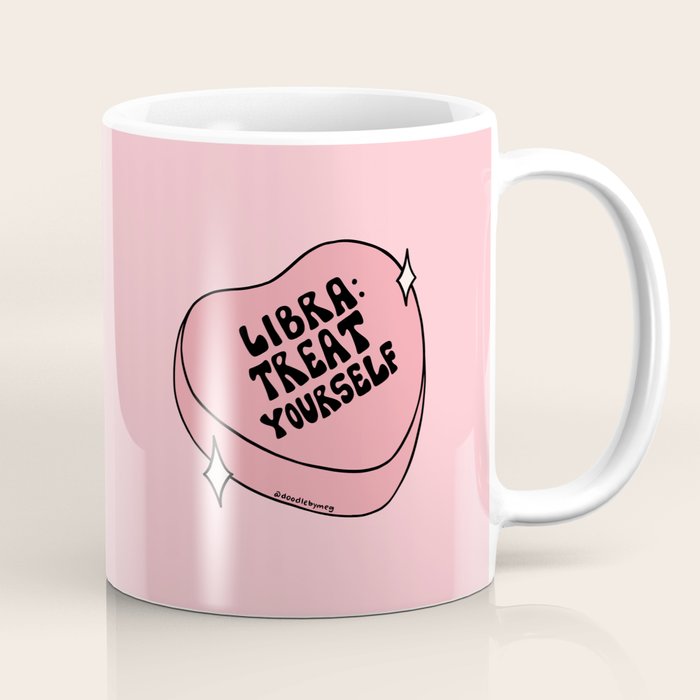 Libra Conversation Heart Coffee Mug Gallery Image 1