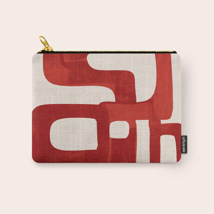 Modern Abstract Shapes 47 Carry All Pouch Gallery Image 1