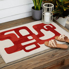 Modern Abstract Shapes 47 Outdoor Rug Gallery Image 2