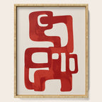 Modern Abstract Shapes 47 Serving Tray Gallery Image 1