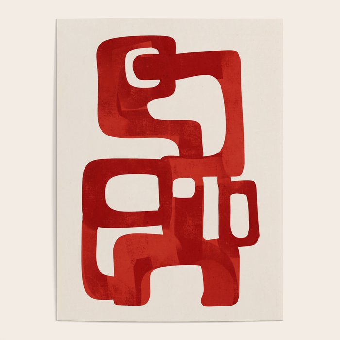 Modern Abstract Shapes 47 Poster Gallery Image 4