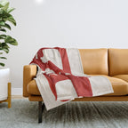 Modern Abstract Shapes 47 Throw Blanket Gallery Image 1