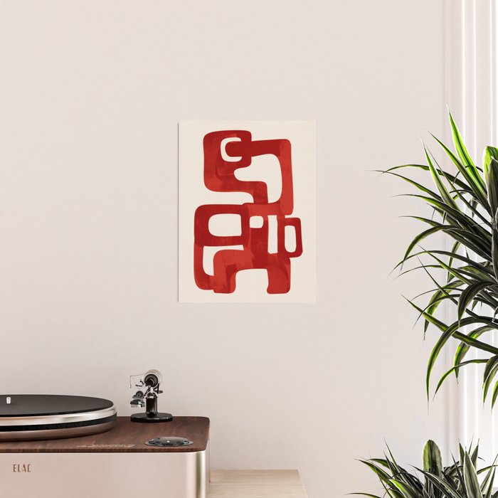 Modern Abstract Shapes 47 Poster Gallery Image 2