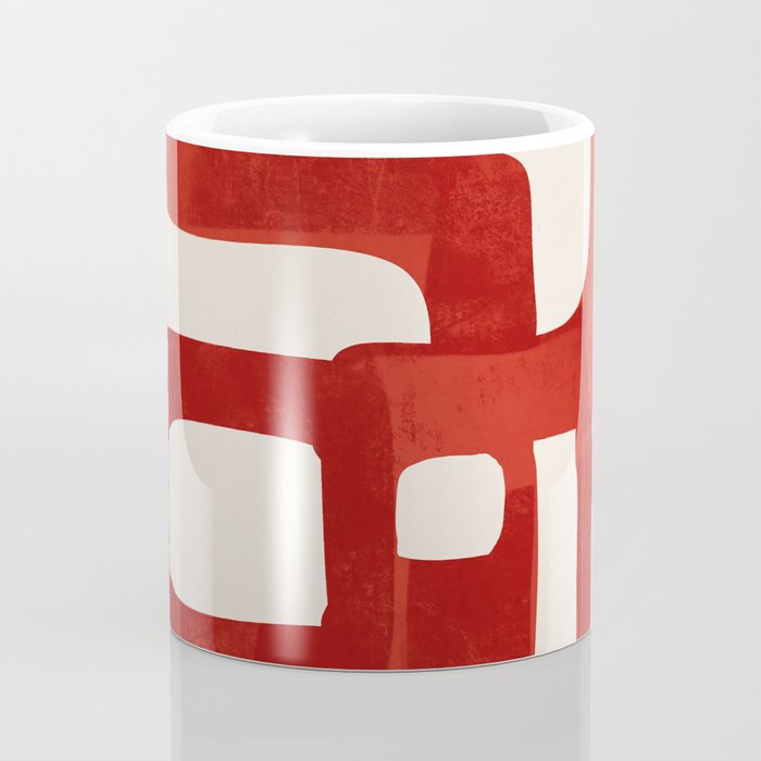 Modern Abstract Shapes 47 Coffee Mug Gallery Image 4