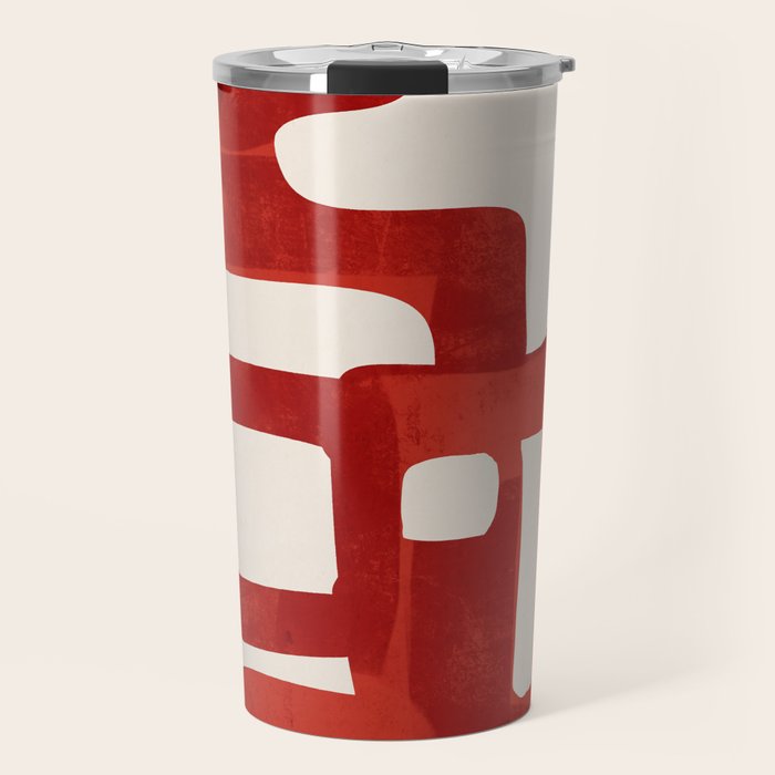 Modern Abstract Shapes 47 Travel Mug Gallery Image 1