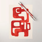 Modern Abstract Shapes 47 Wrapping Paper Gallery Image 1