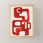 Modern Abstract Shapes 47 Mini Art Print Gallery Image 1