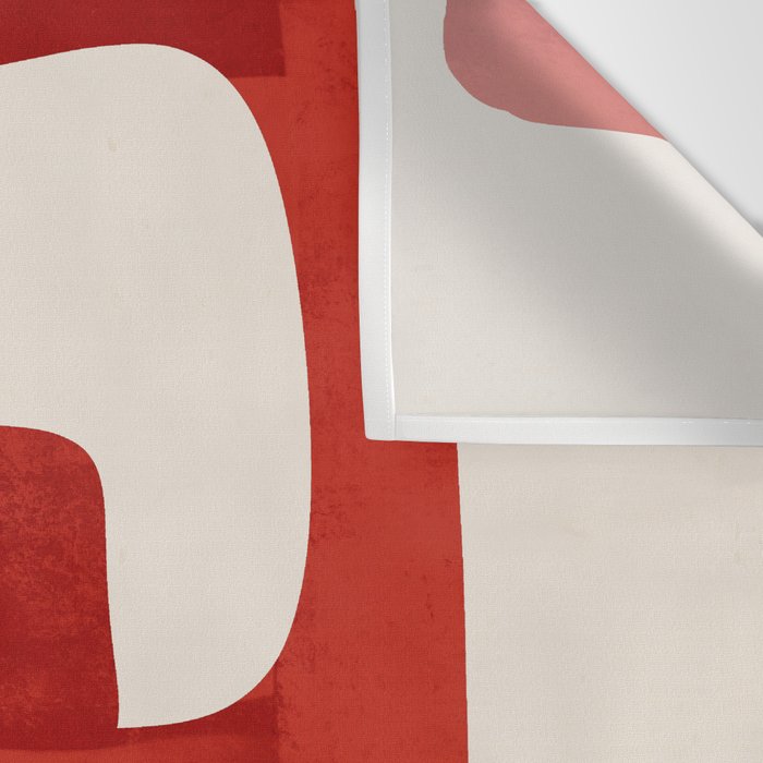 Modern Abstract Shapes 47 Wall Tapestry Gallery Image 3
