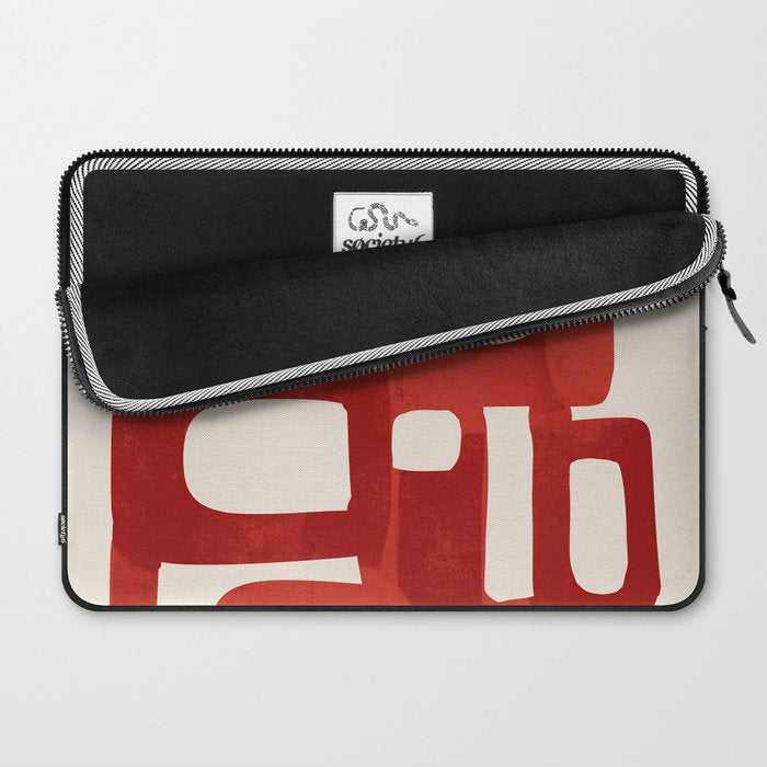 Modern Abstract Shapes 47 Laptop Sleeve Gallery Image 2