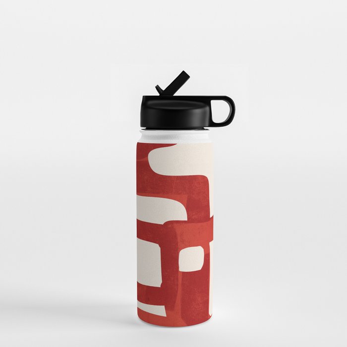 Modern Abstract Shapes 47 Water Bottle Gallery Image 1