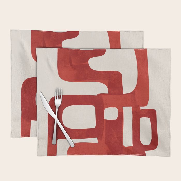 Modern Abstract Shapes 47 Placemat Gallery Image 1