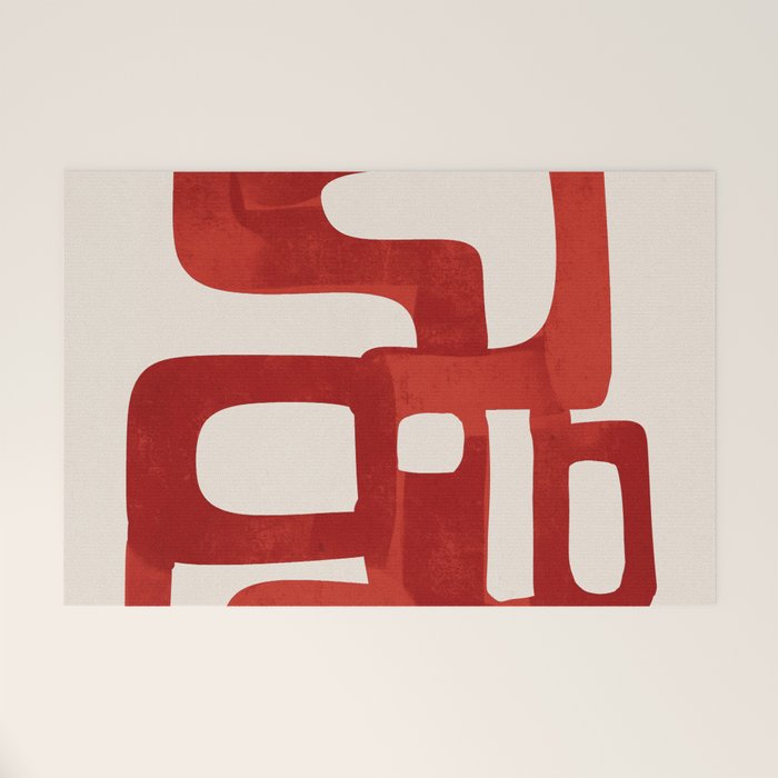 Modern Abstract Shapes 47 Welcome Mat Gallery Image 1