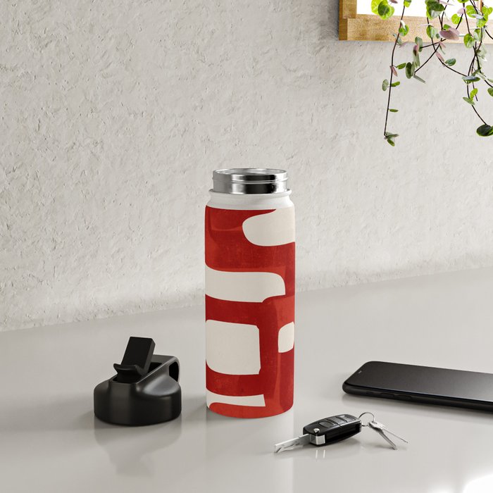 Modern Abstract Shapes 47 Water Bottle Gallery Image 4