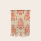 Pink and Red Organic Leaf Wall Hanging Gallery Image 1