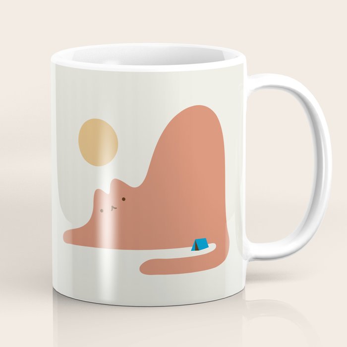 Cat Landscape 118C: Purrfect Campsite C Coffee Mug Gallery Image 1