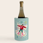 Winter Snow Angel Fun Wine Chiller Gallery Image 1