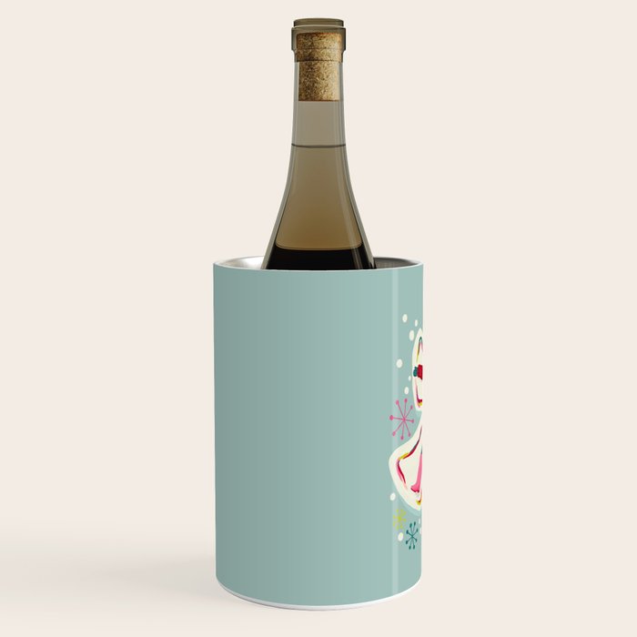 Winter Snow Angel Fun Wine Chiller Gallery Image 2