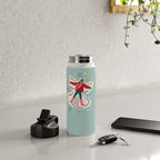 Winter Snow Angel Fun Water Bottle Gallery Image 4