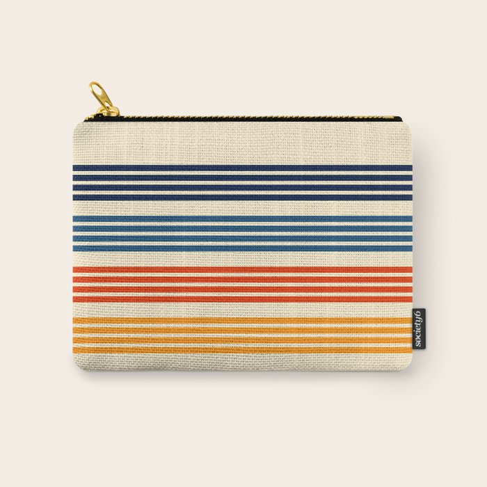 Kenshin - Classic Old School Retro Stripes Carry All Pouch Gallery Image 1