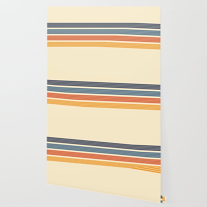 Kenshin - Classic Old School Retro Stripes Wallpaper Gallery Image 2