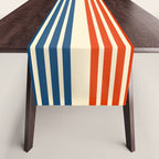 Kenshin - Classic Old School Retro Stripes Table Runner Gallery Image 1