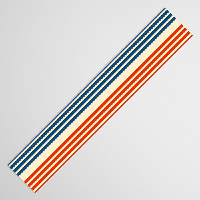 Kenshin - Classic Old School Retro Stripes Table Runner Gallery Image 3