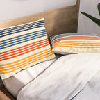 Kenshin - Classic Old School Retro Stripes Pillow Sham Gallery Image 2