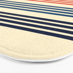 Kenshin - Classic Old School Retro Stripes Bath Mat Gallery Image 3