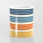 Kenshin - Classic Old School Retro Stripes Coffee Mug Gallery Image 4