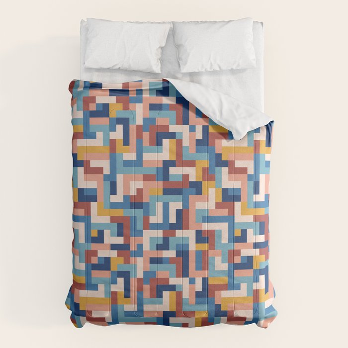 Boho M Tetris C Comforter Gallery Image 1