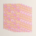 Halloween Pumpkins - pink and orange Wrapping Paper Gallery Image 3
