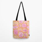 Halloween Pumpkins - pink and orange Tote Bag Gallery Image 2