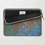 Vintage Rust, Terracotta and Blue Laptop Sleeve Gallery Image 2