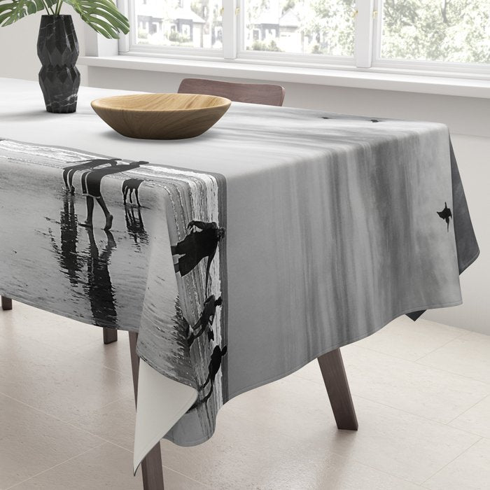 Dog Beach Tablecloth Gallery Image 3