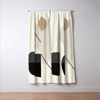 Abstract Minimal Shapes 107 Window Curtain Gallery Image 3