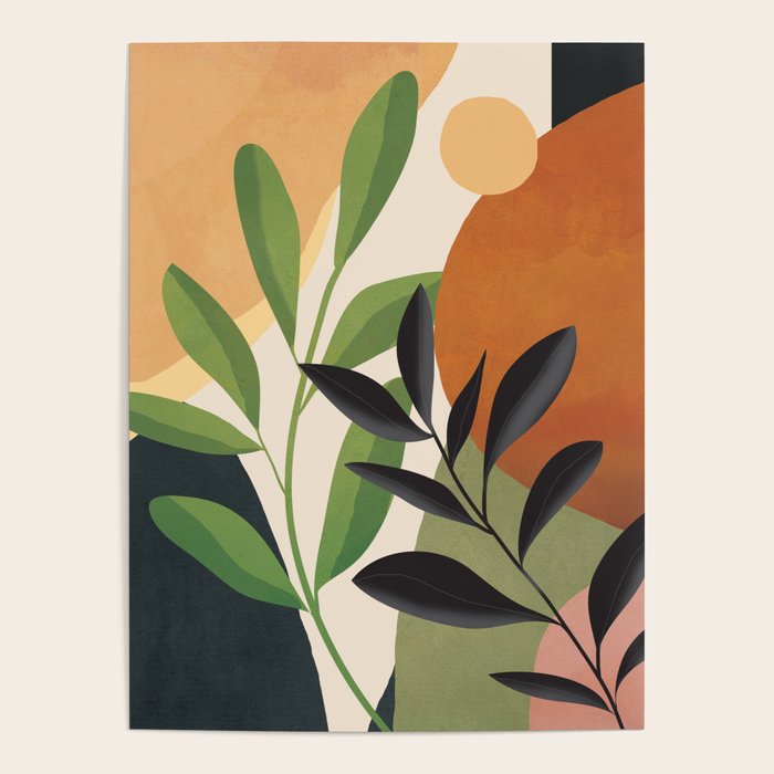 Abstract Sun Rays on the Branches 01 Poster Gallery Image 4