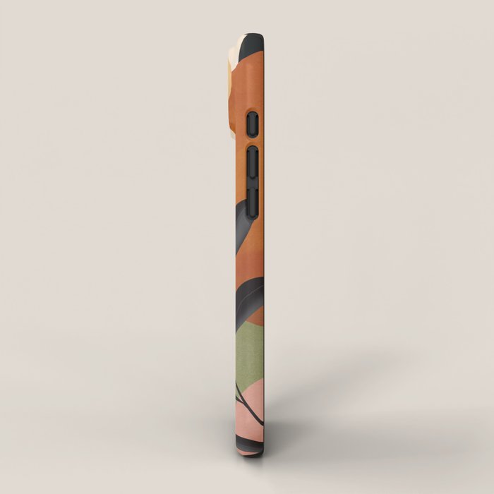 Abstract Sun Rays on the Branches 01 iPhone Case Gallery Image 2