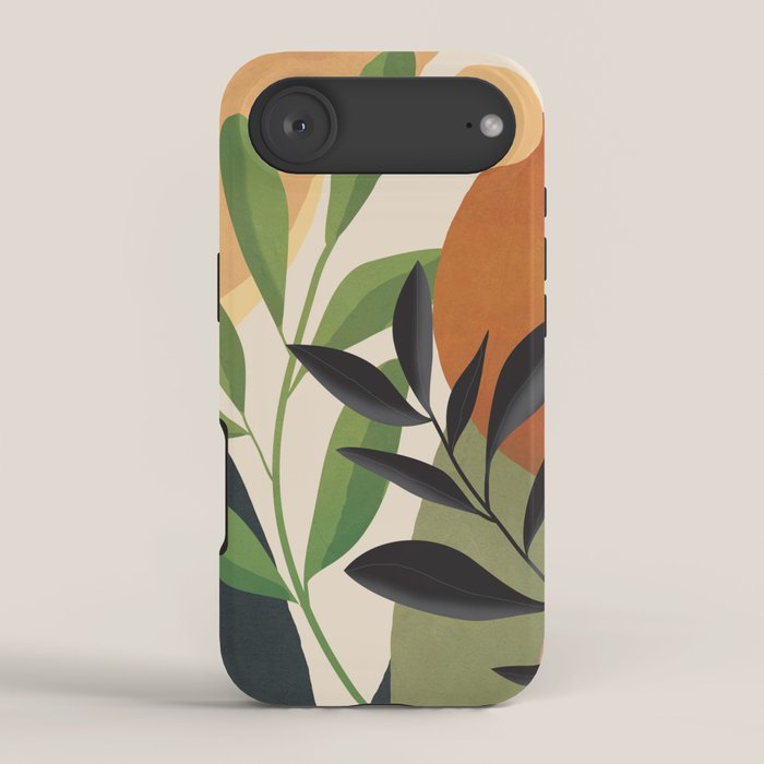 Abstract Sun Rays on the Branches 01 iPhone Case Gallery Image 2