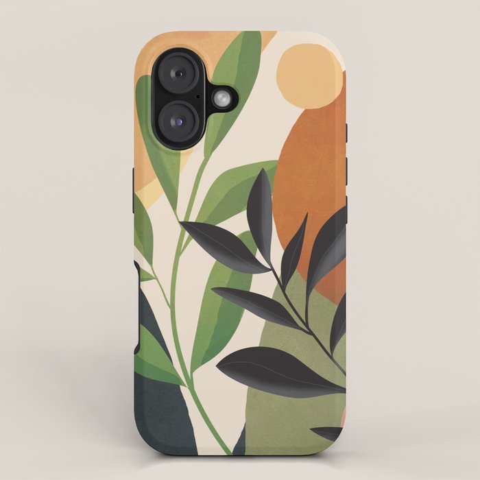 Abstract Sun Rays on the Branches 01 iPhone Case Gallery Image 1