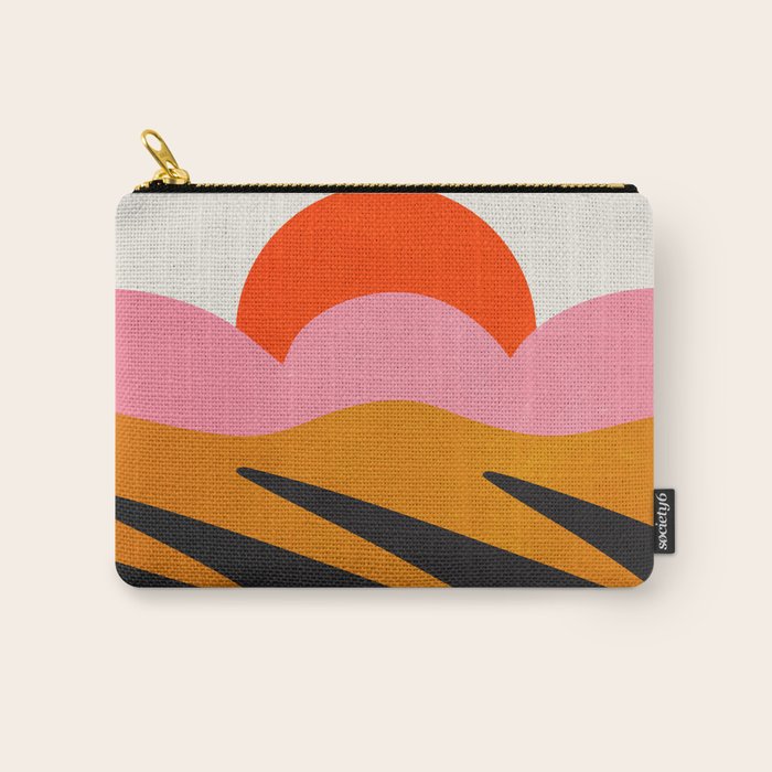 Landscape 02: Mid Century Abstraction Carry All Pouch Gallery Image 1