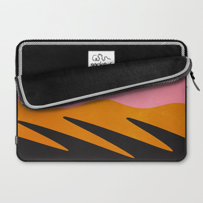 Landscape 02: Mid Century Abstraction Laptop Sleeve Gallery Image 2