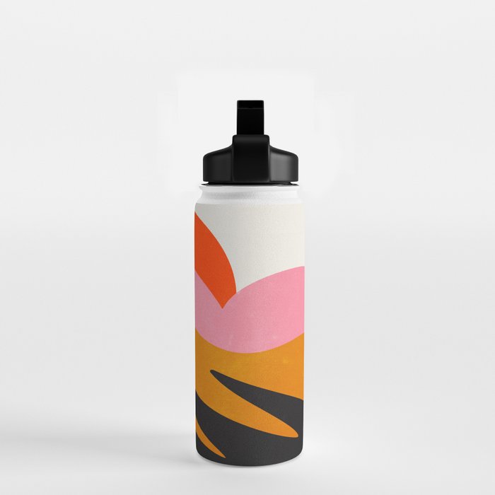 Landscape 02: Mid Century Abstraction Water Bottle Gallery Image 2
