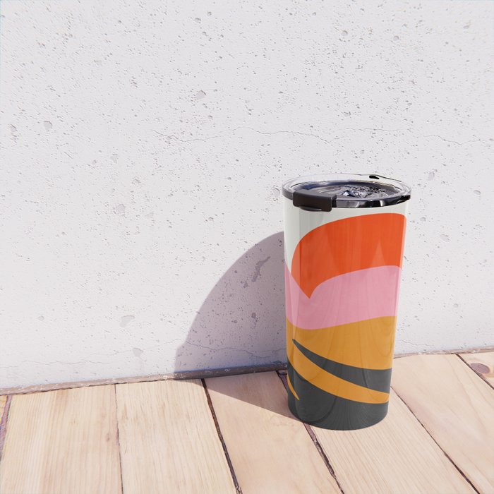 Landscape 02: Mid Century Abstraction Travel Mug Gallery Image 4