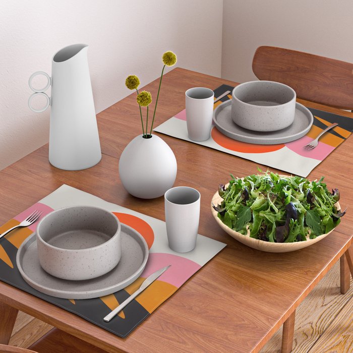 Landscape 02: Mid Century Abstraction Placemat Gallery Image 2