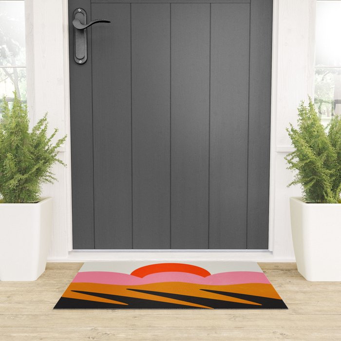 Landscape 02: Mid Century Abstraction Welcome Mat Gallery Image 3