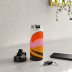 Landscape 02: Mid Century Abstraction Water Bottle Gallery Image 4