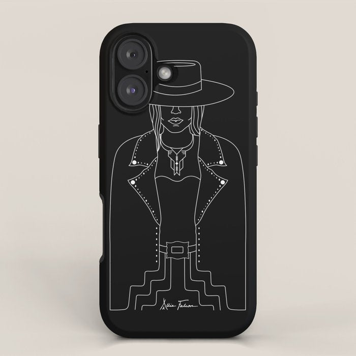 Lady Outlaw iPhone Case Gallery Image 1